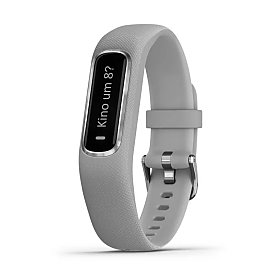 Garmin vivosmart 4, hellgrau (Größe S/M) - Fitness-Tracker / Fitness Armband