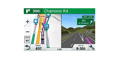 Die PhotoReal 3D Kreuzungsansicht stellt Kreuzungen und Anschlussstellen der Route realistisch dar