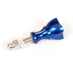 KINGTIDE Alu Schraube Handscrew für GoPro und Actionpro small - blau