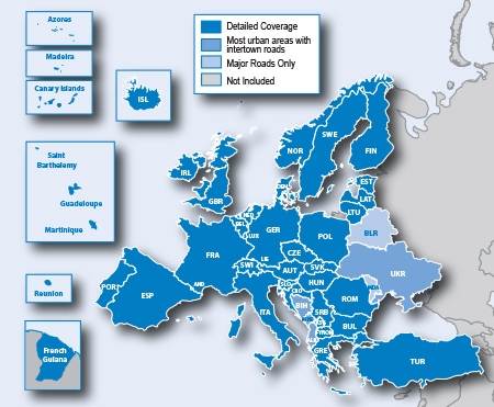 Garmin Kartenmaterial Europa auf Speicherkarte für Garmin eTrex 32x