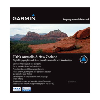 Garmin Topo Australien und Neuseeland auf Speicherkarte für Garmin eTrex Touch 25