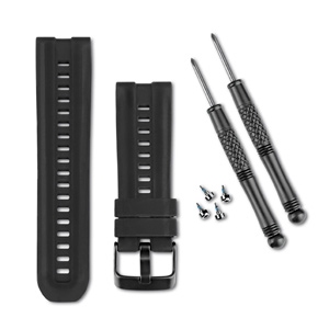 Produktbild von Garmin Silikon Armband, schwarz (010-11814-07) für Garmin fenix, quatix, tactix, fenix 2