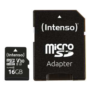 Intenso microSD Speicherkarte 16 GB (UHS-I Professional, Class 10)