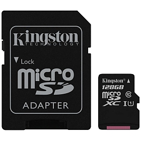 Kingston microSDXC Speicherkarte 128 GB (Klasse 10)