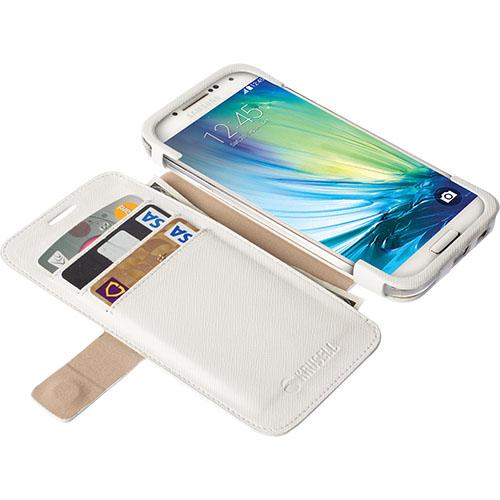 Produktbild von Krusell Malmö Flip-Wallet, weiss für Samsung Galaxy S6