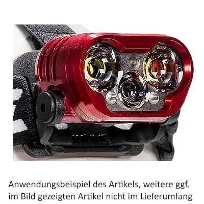 Lupine Blika, roter Lampenkopf mit 2400 Lumen
