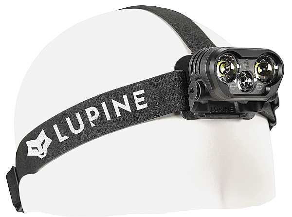 Lupine Blika BT X 4SC Stirnlampe, 3.5Ah SmartCore-Akku, Stirnband, Bluetooth Fernbedienung, Ladeger�t Wiesel