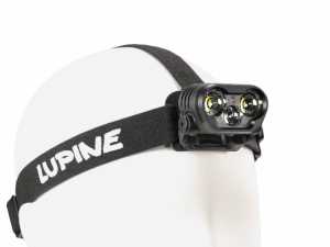 Lupine Blika X4 Stirnlampe (Stirnband: schwarz) mit 2400 Lumen + 3.5 Ah HardCase Akku (FastClick)