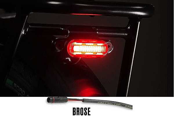 Lupine C14 BL G - E-Bike R�cklicht mit Bremslichtfunktion zur Gep�cktr�germontage f�r E-Bikes mit Brose Motor