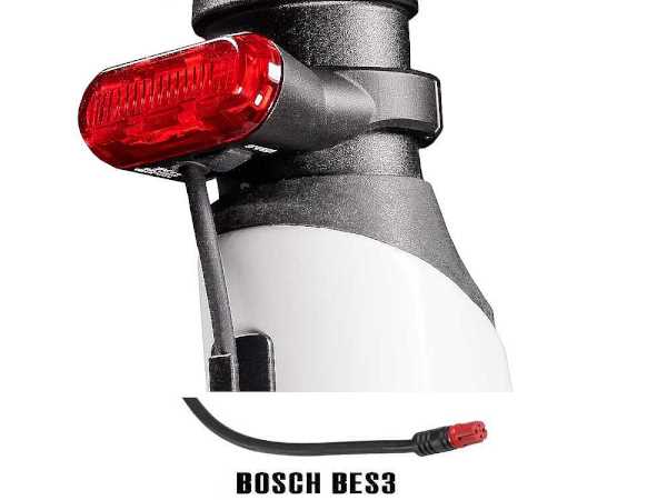 Lupine C14 - E-Bike R�cklicht mit Bremslicht f�r Bosch BES3 Motor, Sattelst�tzen Halterung