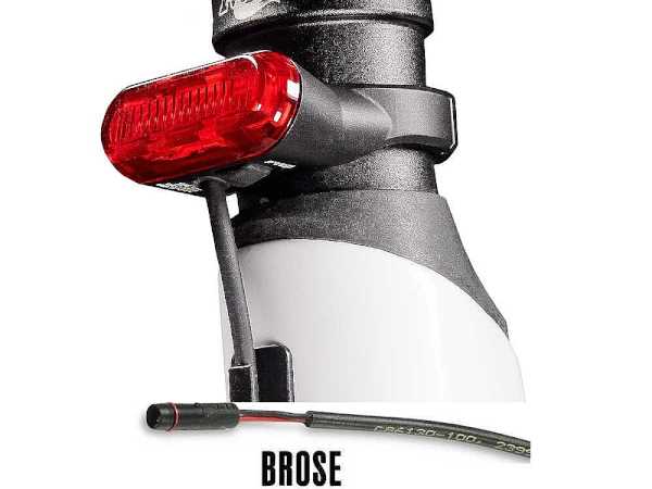Lupine C14 - E-Bike R�cklicht mit Bremslicht f�r Brose Motor, Sattelst�tzen Halterung
