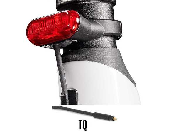 Lupine C14 - E-Bike R�cklicht mit Bremslicht f�r TQ Motor, Sattelst�tzen Halterung