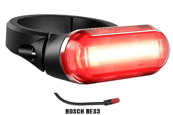 Lupine C14 SP - R�cklicht mit Sattelst�tzenhalterung f�r E-Bikes mit Bosch Smart System (BES3) Motor