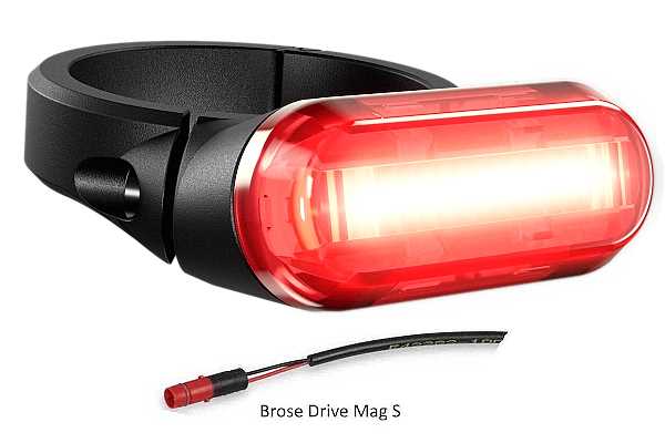 Lupine C14 SP - R�cklicht mit Sattelst�tzenhalterung f�r E-Bikes mit Brose Drive Mag S Motor