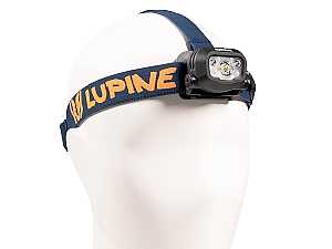 Lupine Penta Pro 4500K Stirnlampe (Stirnband: blau-orange) mit 1400 Lumen + 3.1 Ah HardCase Akku (FastClick)