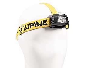 Lupine Penta Pro 4500K Stirnlampe (Stirnband: gelb-schwarz) mit 1400 Lumen + 3.1 Ah HardCase Akku (FastClick)