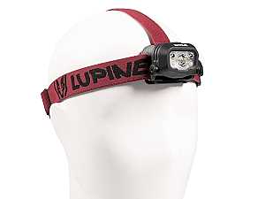 Lupine Penta Pro 4500K Stirnlampe (Stirnband: rot-schwarz) mit 1400 Lumen + 3.1 Ah HardCase Akku (FastClick)