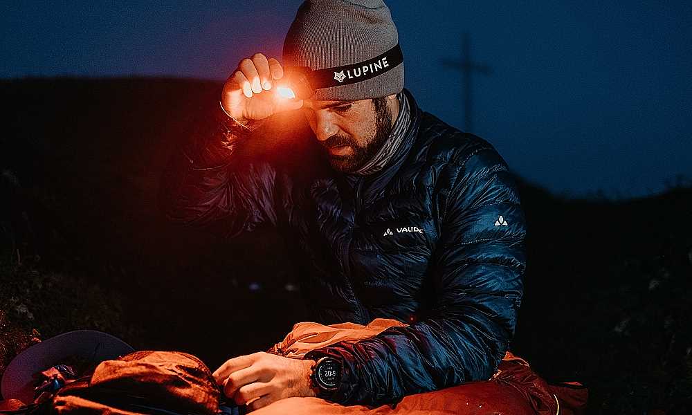 Lupine Penta Stirnlampe im Einsatz