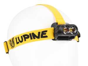 Lupine Piko RX4 Stirnlampe (Stirnband: gelb-schwarz) mit 2100 Lumen, 3.5 Ah HardCase Akku (FastClick) + Bluetooth Fernbedienung