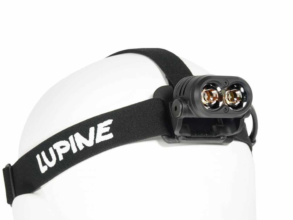 Produktbild von Lupine Piko RX4 Stirnlampe (Stirnband: schwarz) mit 2100 Lumen, 3.5 Ah HardCase Akku (FastClick) + Bluetooth Fernbedienung