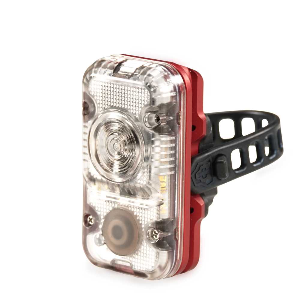Produktbild von Lupine Rotlicht, rot (StVZO) Fahrradrücklicht mit 40 Lumen, integrierter Akku und Bremslichtfunktion