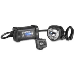 Lupine SL AF 7 Fahrradlampe mit 1300 Lumen Fernlicht, Lenkerhalter 31.8mm, 6.9Ah SmartCore Akku + Bluetooth Fernbedienung
