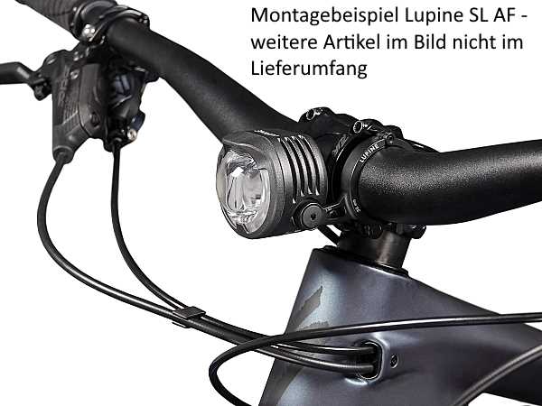 Lupine SL AF 7 Fahrradlampe mit 1300 Lumen Fernlicht, Schnellspanner 31.8mm, 6.9Ah SmartCore Akku, Bluetooth Fernbedienung