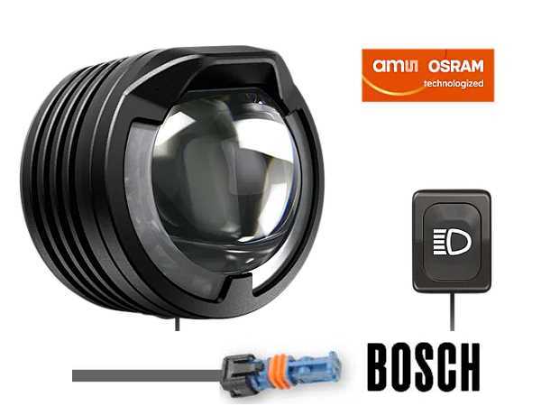 Lupine SL F - E-Bike Frontlicht mit 1300 Lumen Fernlicht, Lenkerhalter 31.8mm f�r E-Bikes mit Bosch Motor