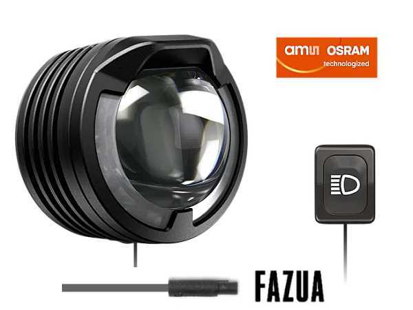 Lupine SL F - E-Bike Frontlicht mit 1300 Lumen Fernlicht, Lenkerhalter 31.8mm f�r E-Bikes mit Fazua Motor