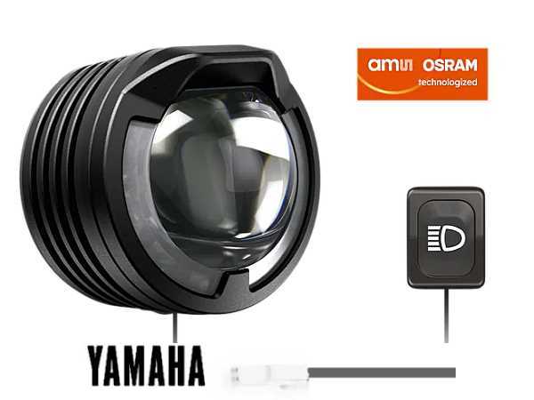 Lupine SL F - E-Bike Frontlicht mit 1300 Lumen Fernlicht, Lenkerhalter 31.8mm f�r E-Bikes mit Yamaha Motor