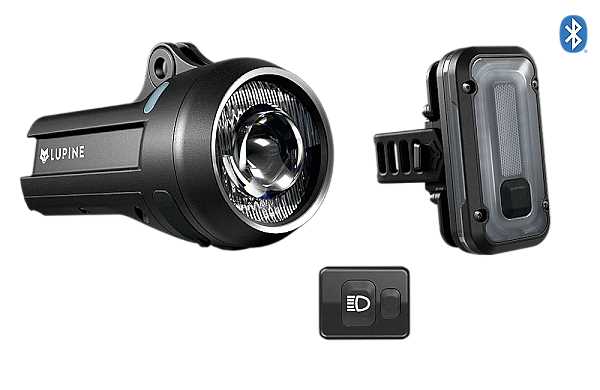 Lupine SL Grano F + Lupine Rotlicht Pro BT Bundle