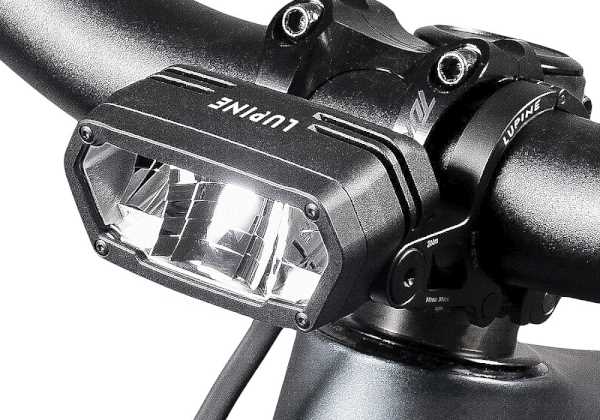Lupine SL Minimax Akku Fahrradlampe mit 2400 Lumen 31.8mm Lenkerhalter