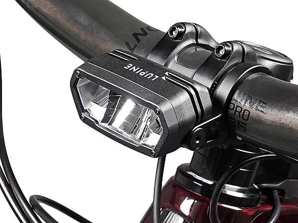 Lupine SL Minimax F E-Bike Fahrradlampe mit 2100 Lumen Fernlicht, Lenkerhalter 31.8mm f�r E-Bikes mit Bosch Motor