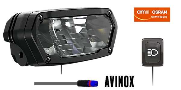 Lupine SL Minimax F - E-Bike Frontlicht mit 2100 Lumen Fernlicht, Lenkerhalter 31.8mm f�r E-Bikes mit Avinox Motor