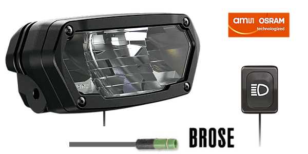 Lupine SL Minimax F - E-Bike Frontlicht mit 2100 Lumen Fernlicht, Lenkerhalter 31.8mm f�r E-Bikes mit Brose Motor