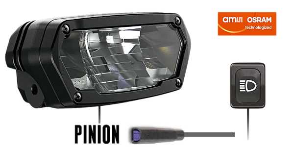 Lupine SL Minimax F - E-Bike Frontlicht mit 2100 Lumen Fernlicht, Lenkerhalter 31.8mm f�r E-Bikes mit Pinion Motor