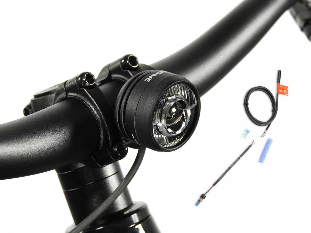 Produktbild von Lupine SL Nano für E-Bikes mit Bosch Motor, E-Bike Beleuchtung mit 900 Lumen Fernlicht, Lenkerhalter 35mm + Kabelfernbedienung