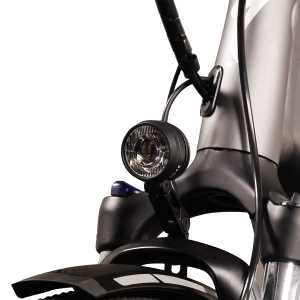 Lupine SL Nano Classic für E-Bikes mit Shimano Motor, E-Bike Beleuchtung mit 900 Lumen Fernlicht, kabelgebundene Fernbedienung + Montage an der Gabelkrone