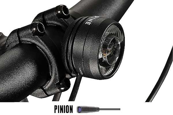 Lupine SL Nano E-Bike Fahrradlampe mit 700 Lumen, Lenkerhalter 35mm f�r E-Bikes mit Pinion Motor