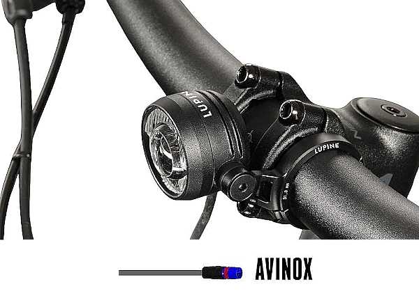 Lupine SL Nano F - E-Bike Fahrradlampe f�r Avinox/DJI Motor, Lenkerhalter 31.8mm