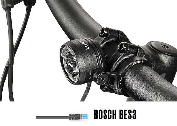 Lupine SL Nano F - E-Bike Fahrradlampe f�r Bosch BES3 Motor, Lenkerhalter 31.8mm
