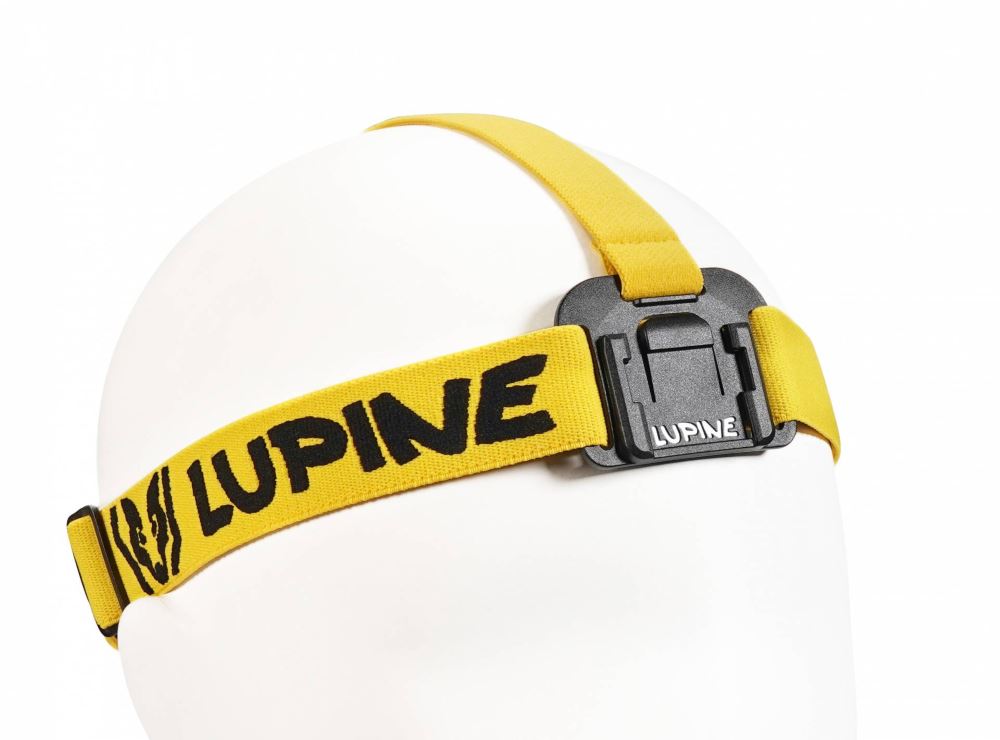 Produktbild von Lupine Stirnband FrontClick, gelb für Lupine Neo, Piko, Blika
