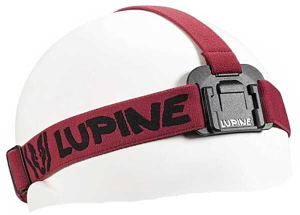 Lupine Stirnband FrontClick, rot-schwarz (d1125) f�r Lupine Penta Pro