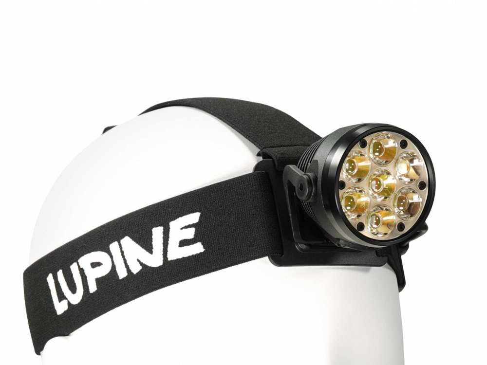 Produktbild von Lupine Betty RX 7 schwarz - LED Stirnlampe, 5400 Lumen, Bluetooth Fernbedienung, 6.9 Ah SmartCore Akku