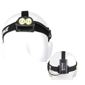 Lupine Piko RX 4 2100 Lumen, schwarz, LED Stirnlampe, Bluetooth Fernbedienung, 3.5 Ah HardCase FastClick Akku