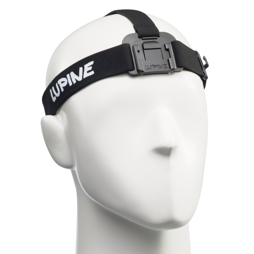 Produktbild von Lupine Stirnband FrontClick, schwarz für Lupine Piko R4
