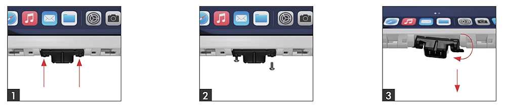 Bebilderung f�r die Montage des Car Cradle Lade Connector an einem aiShell