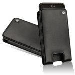 Noreve Tradition C Einschub Ledertasche, schwarz für HTC Sensation XL  / Titan