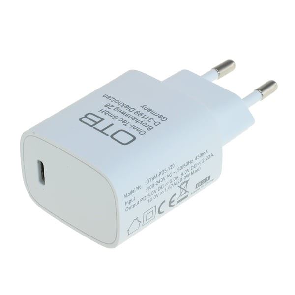 Produktbild von OTB USB-C Lade Adapter, weiß
