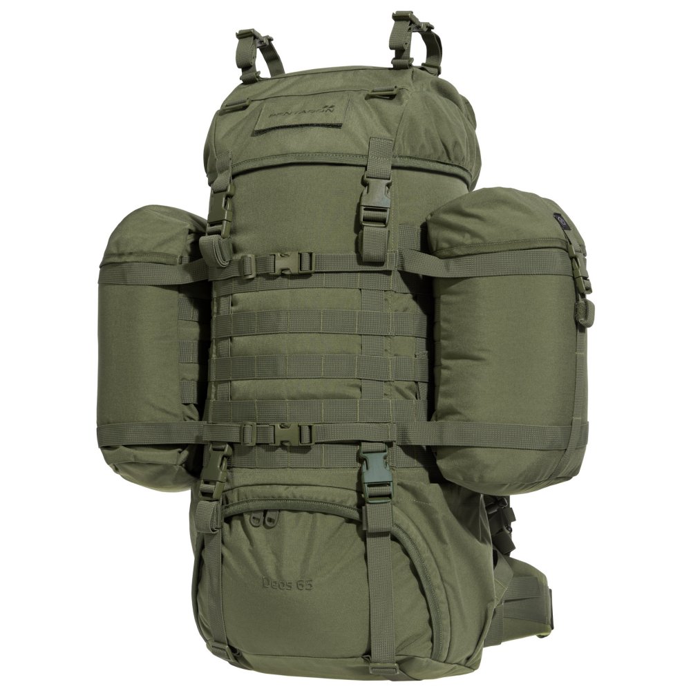 Produktbild von Pentagon Deos 65, olive - Taktischer Rucksack mit 65 Liter inkl. Regenhülle